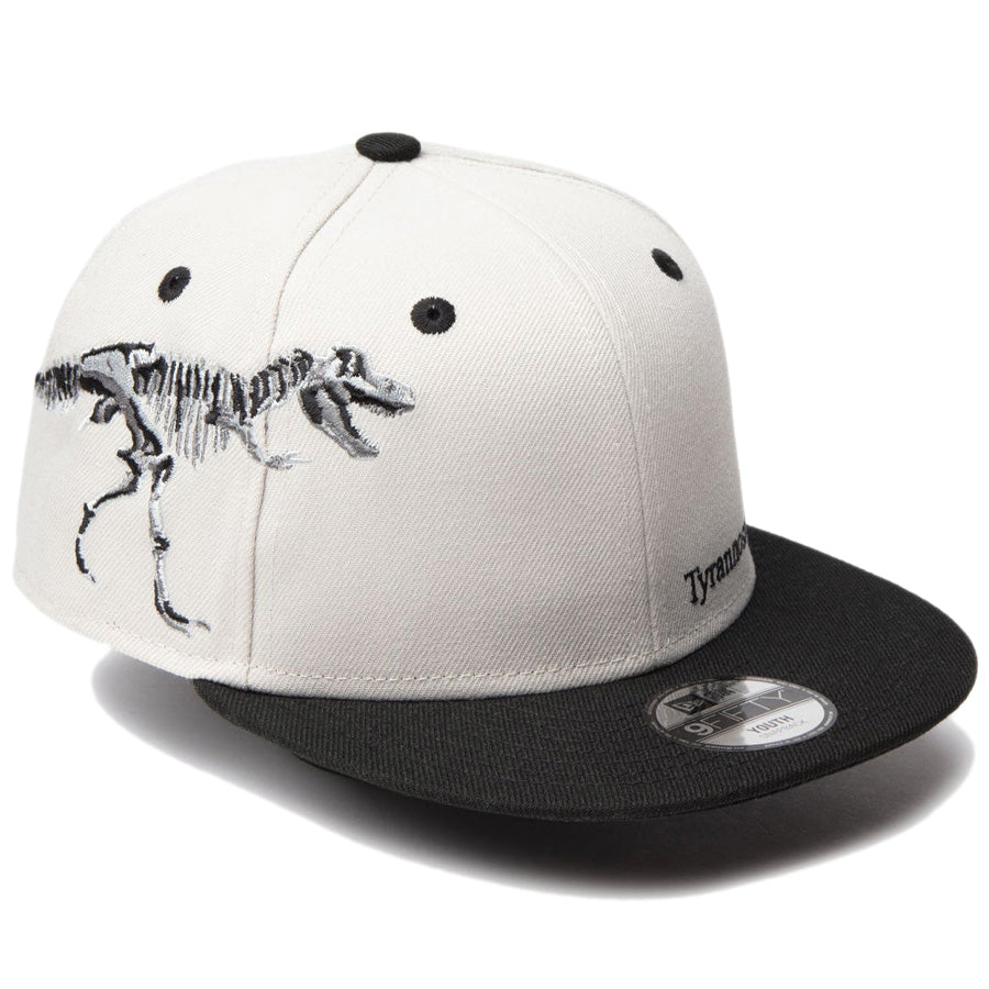 Youth 9FIFTY Dinosaur ティラノサウルス クロームホワイト ブラックバイザー