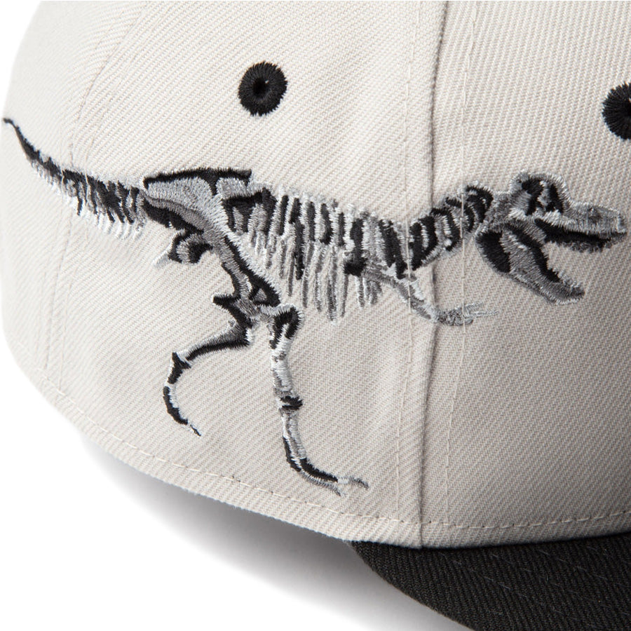 Youth 9FIFTY Dinosaur ティラノサウルス クロームホワイト ブラックバイザー