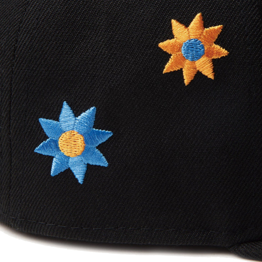 Youth 9FIFTY Flower Embroidery ロサンゼルス・ドジャース ブラック