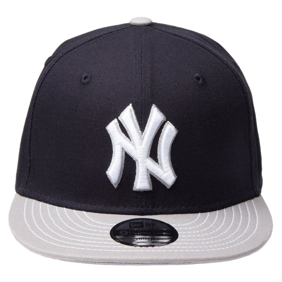 Youth 9FIFTY Duck Canvas ニューヨーク・ヤンキース ネイビー/グレー