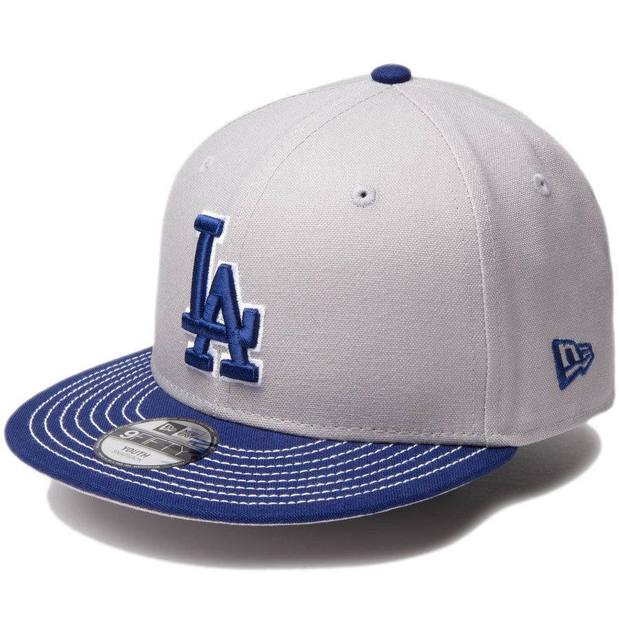 Youth 9FIFTY Duck Canvas ロサンゼルス・ドジャース グレー/ダークロイヤル