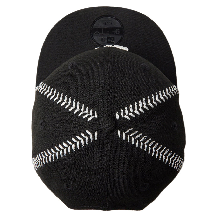 Youth 9FIFTY MLB Ball Stitch ロサンゼルス・ドジャース ブラック