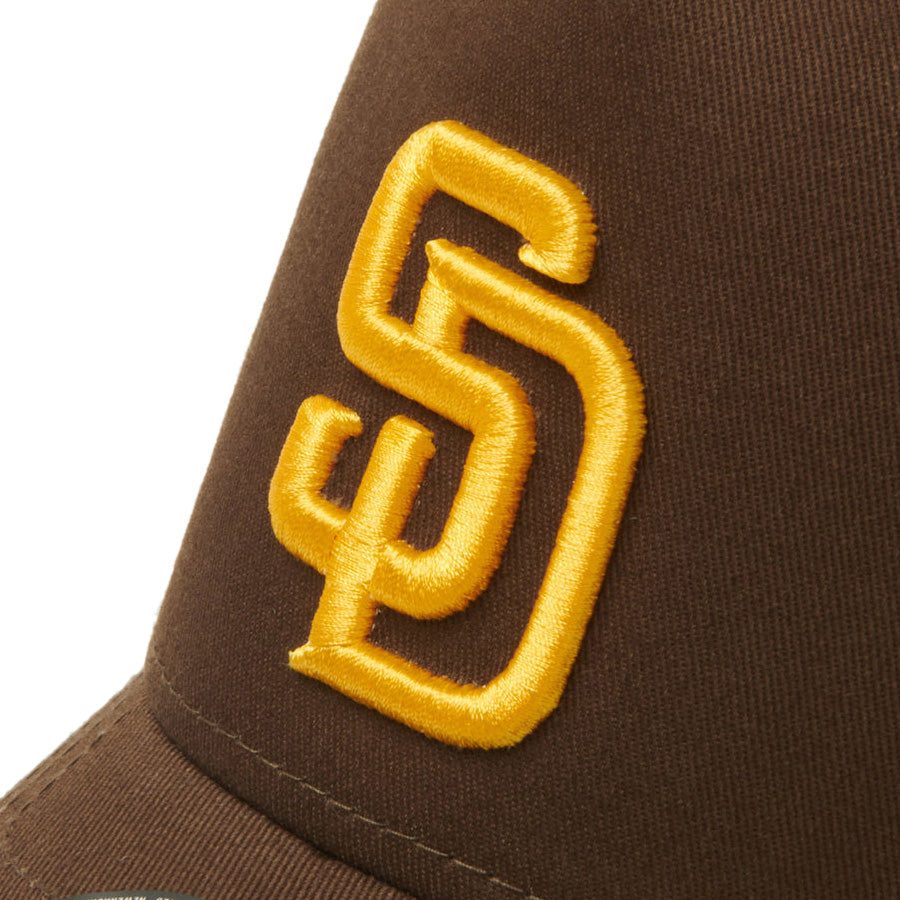 Youth 9FORTY A-Frame トラッカー MLB Trucker Cap サンディエゴ・パドレス ウォルナット