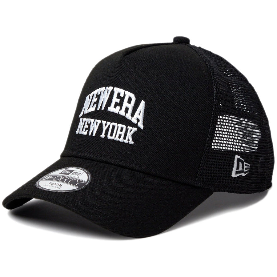 Youth 9FORTY A-Frame トラッカー College Logo ブラック