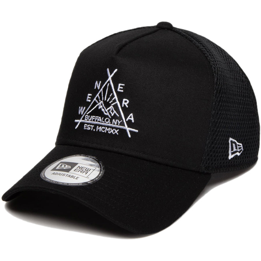 9FORTY A-Frame トラッカー Triangle Logo ブラック | アウトドア
