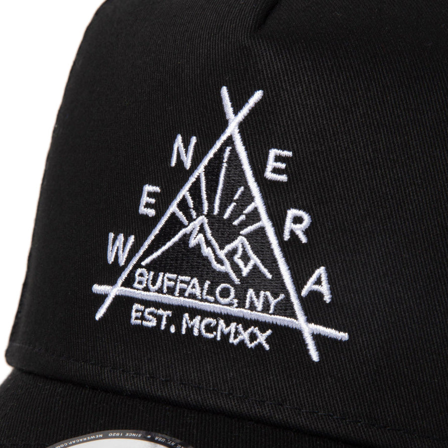 9FORTY A-Frame トラッカー Triangle Logo ブラック | アウトドア