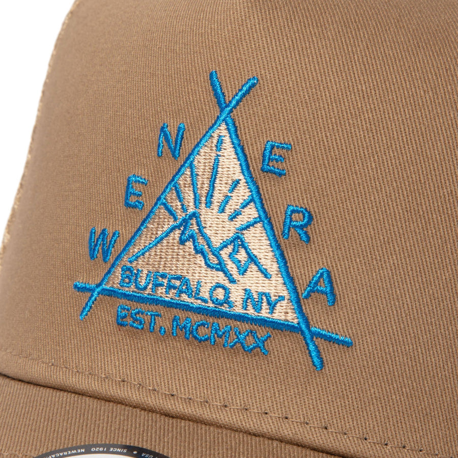 9FORTY A-Frame トラッカー Triangle Logo カーキ | アウトドア