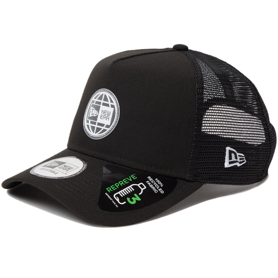 9FORTY A-Frame トラッカー Earth Logo Repreve ブラック | アウトドア