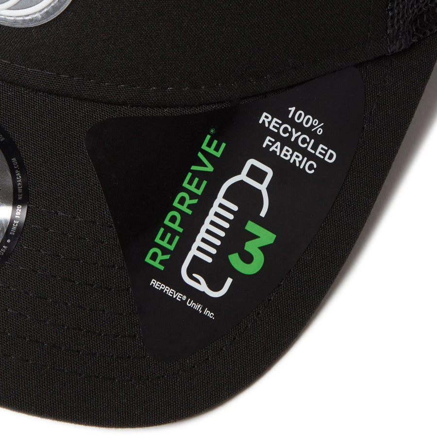 9FORTY A-Frame トラッカー Earth Logo Repreve ブラック | アウトドア