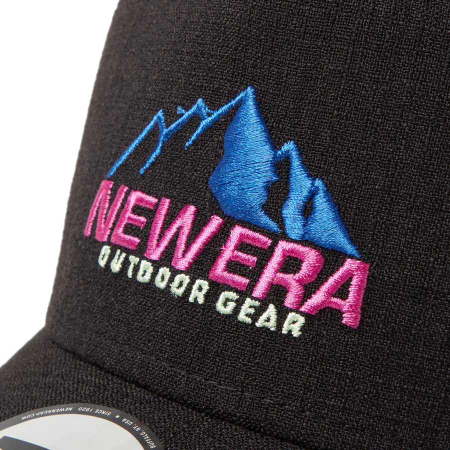9FORTY A-Frame トラッカー Mountain Logo Reflax ブラック | アウトドア