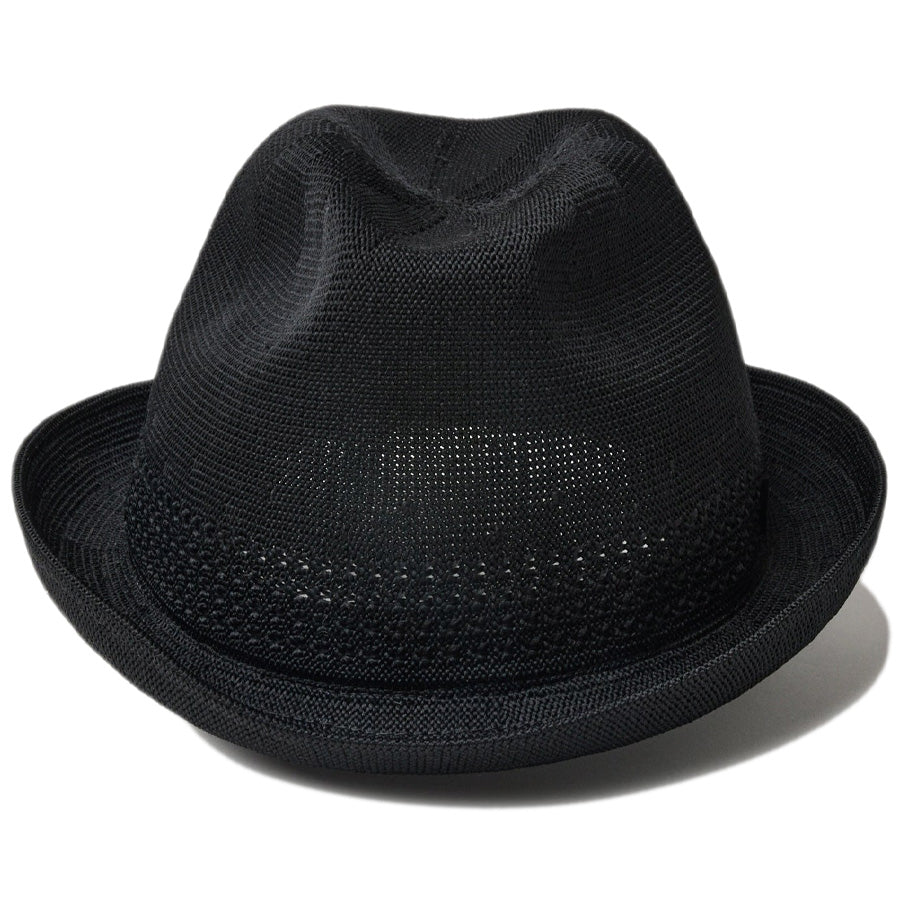 ニットフェドーラ Knit Fedora ブラック ブラックメタルフラッグ
