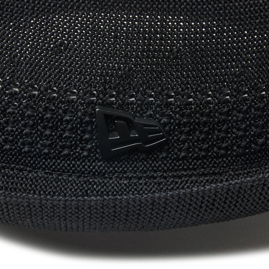ニットフェドーラ Knit Fedora ブラック ブラックメタルフラッグ