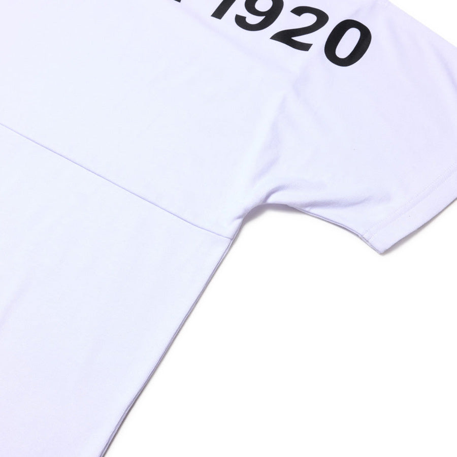半袖 オーバーサイズド ドロップショルダー Tシャツ New Era 1920 ホワイト