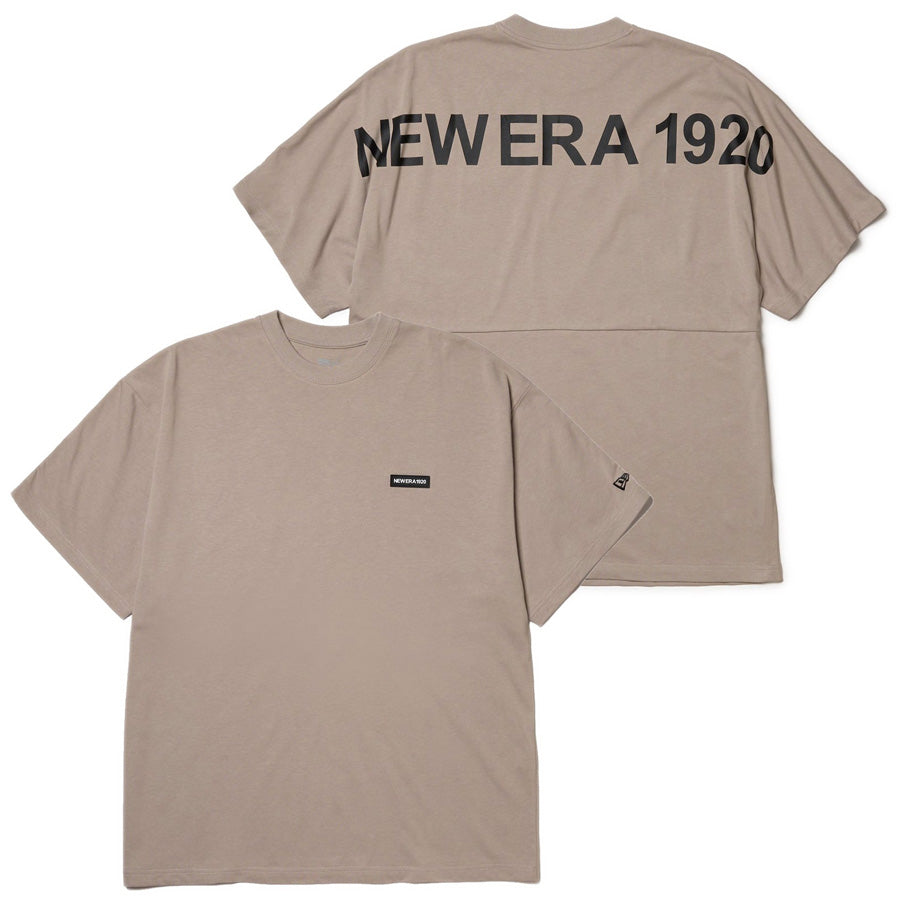 半袖 オーバーサイズド ドロップショルダー Tシャツ New Era 1920 ローズグレー