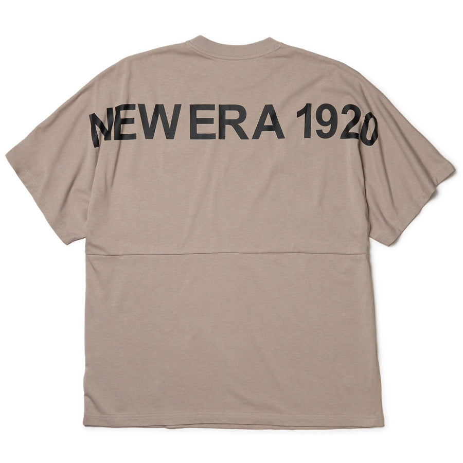 半袖 オーバーサイズド ドロップショルダー Tシャツ New Era 1920 ローズグレー