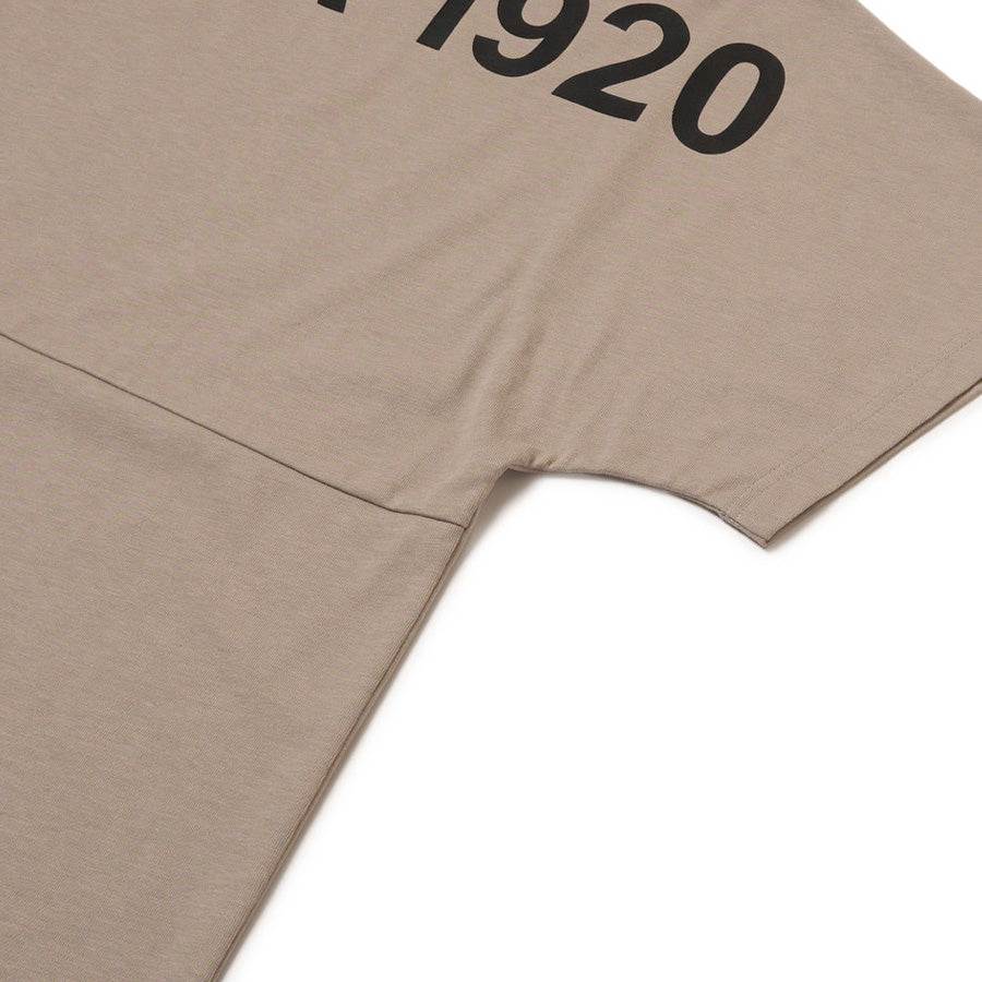 半袖 オーバーサイズド ドロップショルダー Tシャツ New Era 1920 ローズグレー