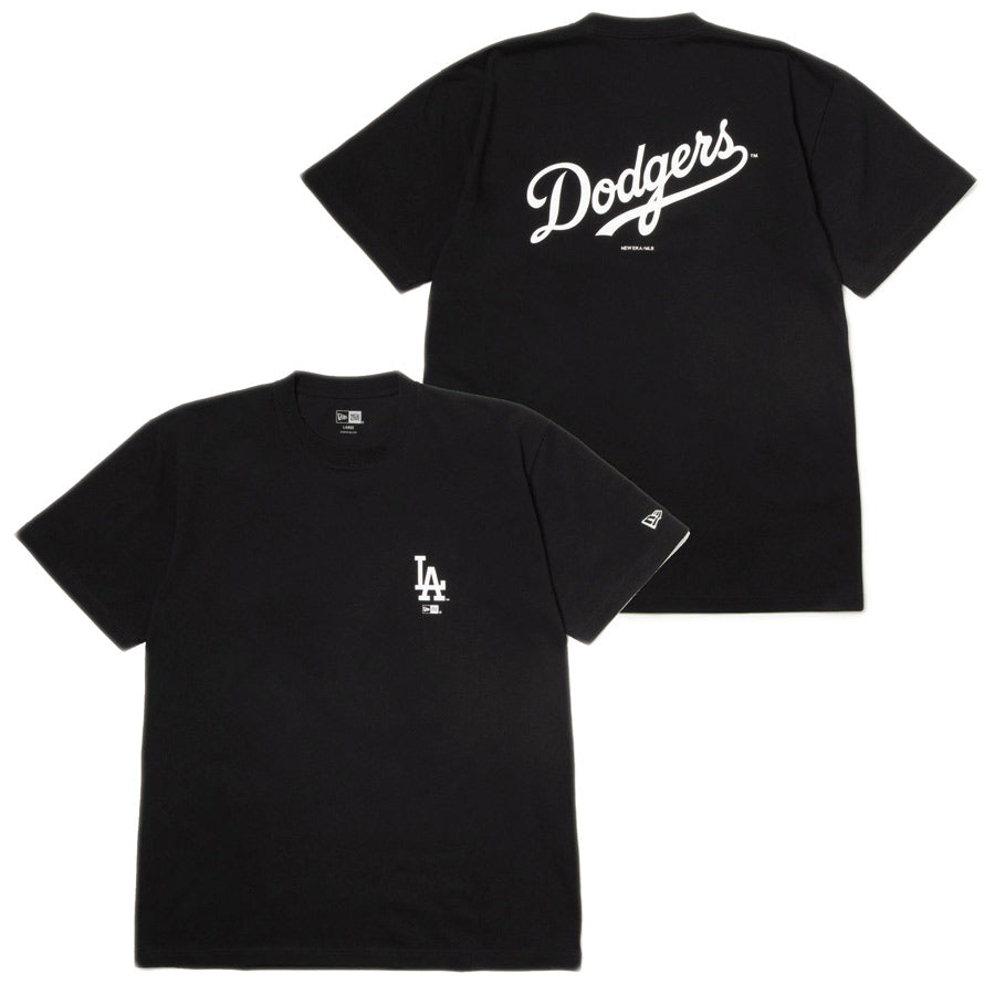 半袖 コットン Tシャツ ロサンゼルス・ドジャース ブラック レギュラーフィット