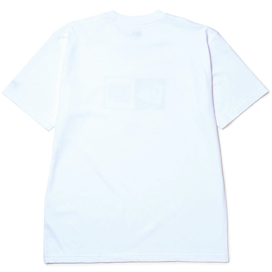 半袖 コットン Tシャツ Floral Paisley ボックスロゴ ホワイト レギュラーフィット