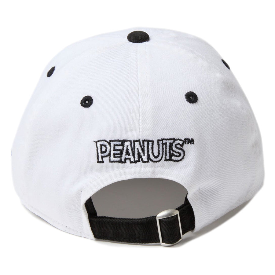 Youth 9TWENTY PEANUTS ホワイト ブラックバイザー