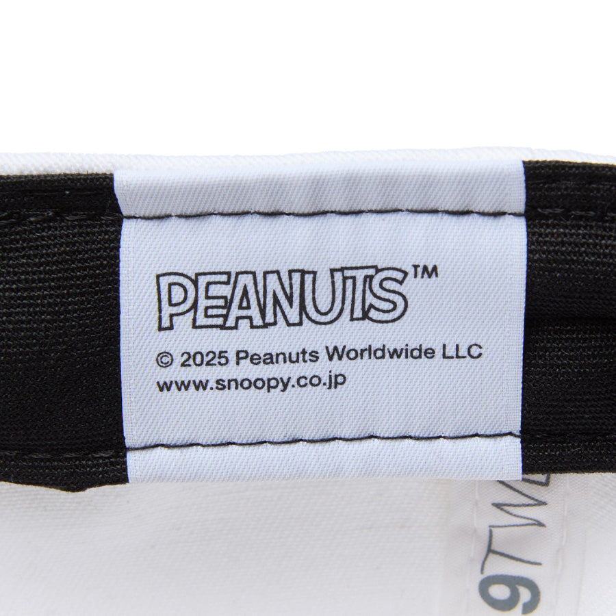 Youth 9TWENTY PEANUTS ホワイト ブラックバイザー