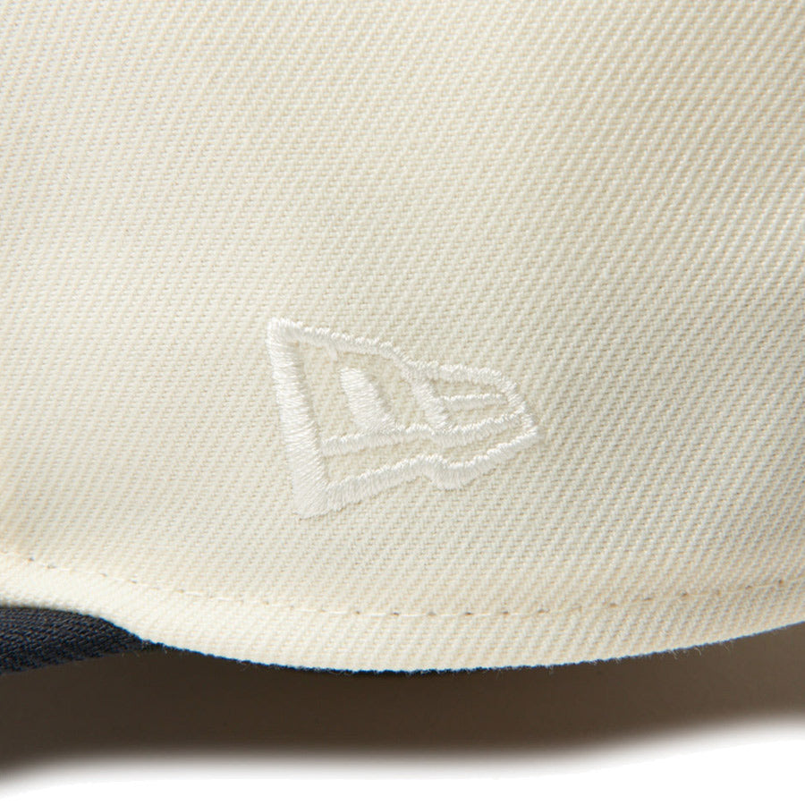 59FIFTY ソフトバックラム Powered by GORO NAKATSUGAWA(min-nano)クローム ネイビーバイザー