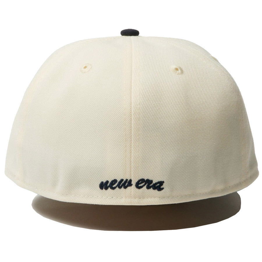 59FIFTY ソフトバックラム Powered by GORO NAKATSUGAWA(min-nano)クローム ネイビーバイザー