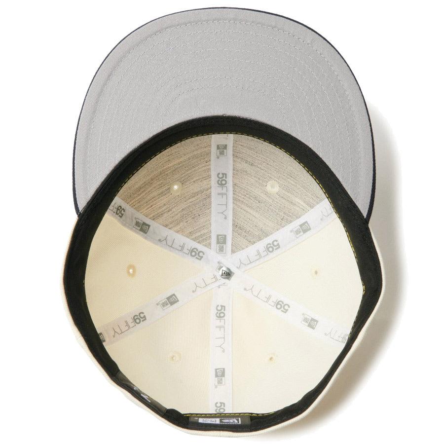 59FIFTY ソフトバックラム Powered by GORO NAKATSUGAWA(min-nano)クローム ネイビーバイザー