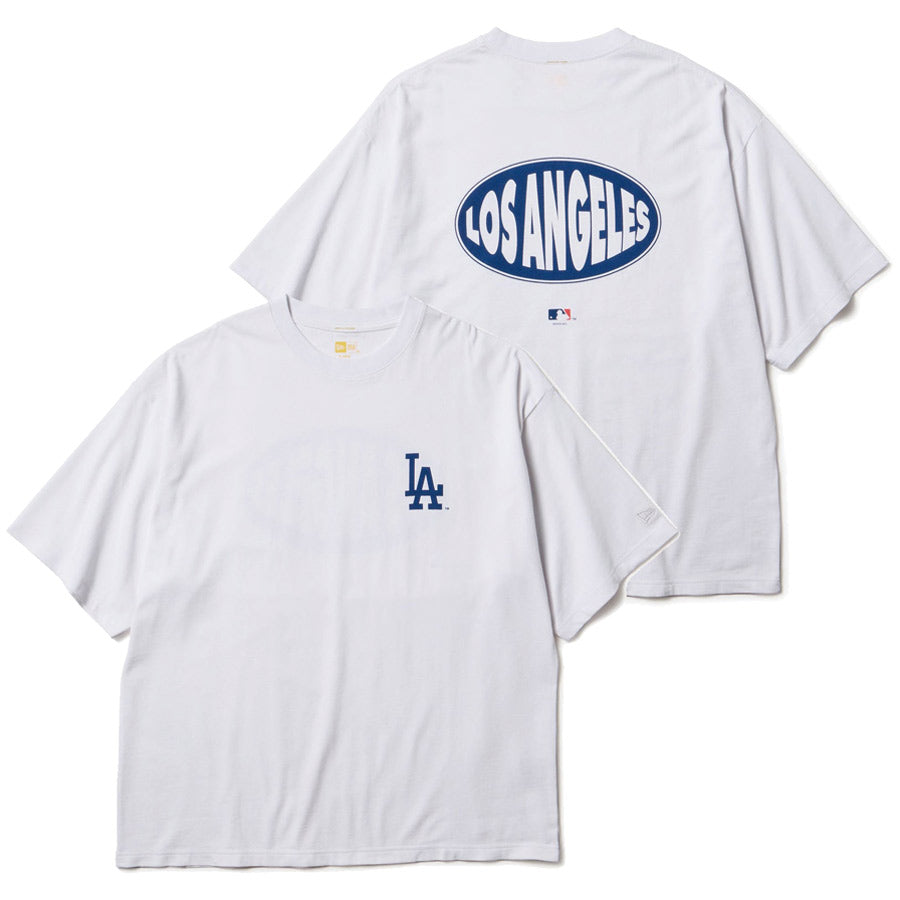 半袖 オーバーサイズド コットン Tシャツ GORO NAKATSUGAWA(min-nano)ロサンゼルス・ドジャース ホワイト
