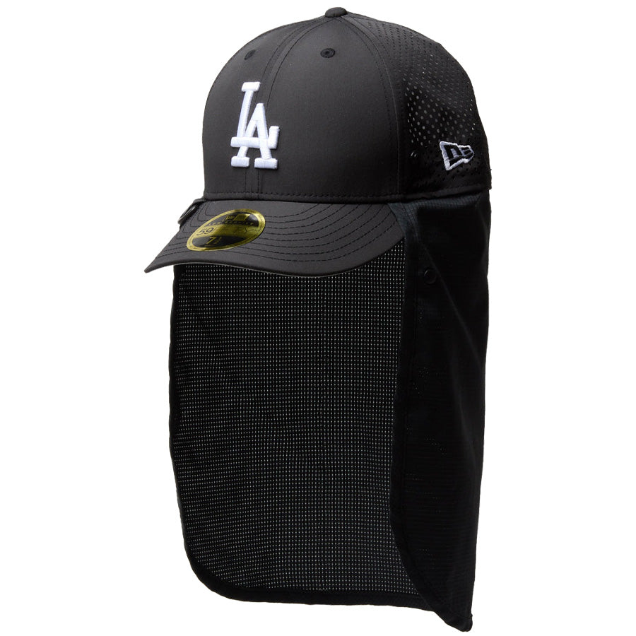 LP 59FIFTY サンシェード Angler Collection ロサンゼルス・ドジャース ブラック【ニューエラアウトドア】