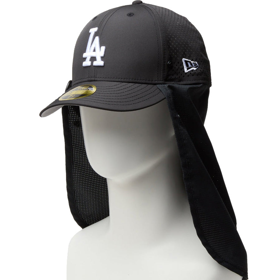 LP 59FIFTY サンシェード Angler Collection ロサンゼルス・ドジャース ブラック【ニューエラアウトドア】