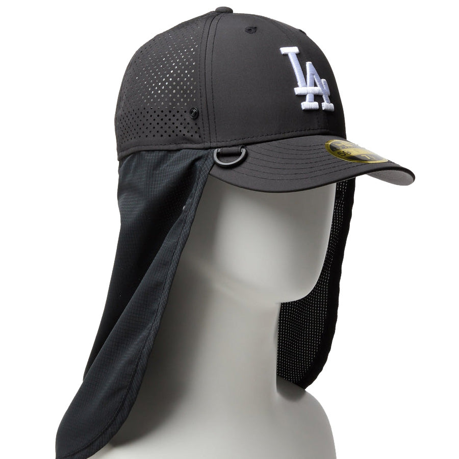 LP 59FIFTY サンシェード Angler Collection ロサンゼルス・ドジャース ブラック【ニューエラアウトドア】