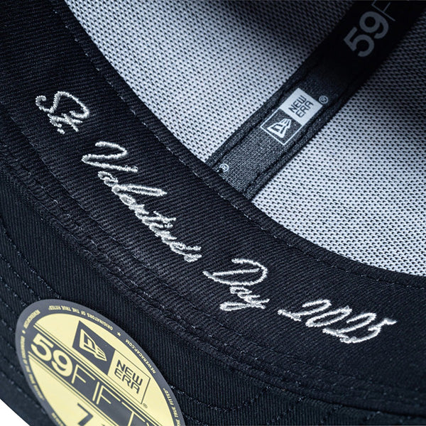 59FIFTY St. Valentine's Day サンディエゴ・パドレス ブラック/ウォルナット レイヤードバイザー
