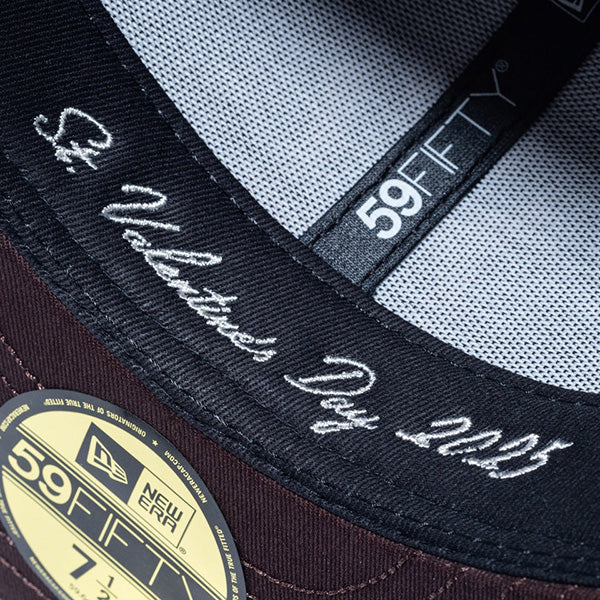 59FIFTY St. Valentine's Day ニューヨーク・ヤンキース バーントウッド レイヤードバイザー