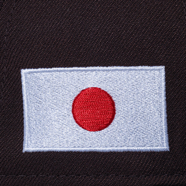 9FIFTY MLB Japan Flag サンディエゴ・パドレス バーントウッド