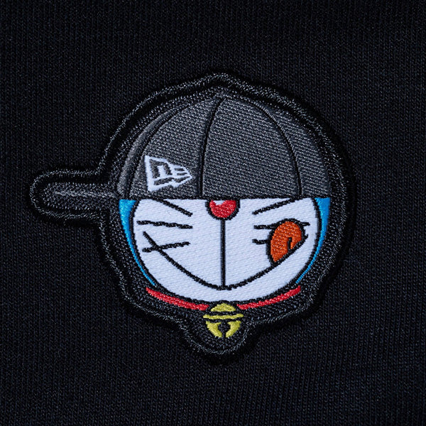 3-Pack 半袖 パフォーマンス Tシャツ ドラえもん アソートワッペン ブラック