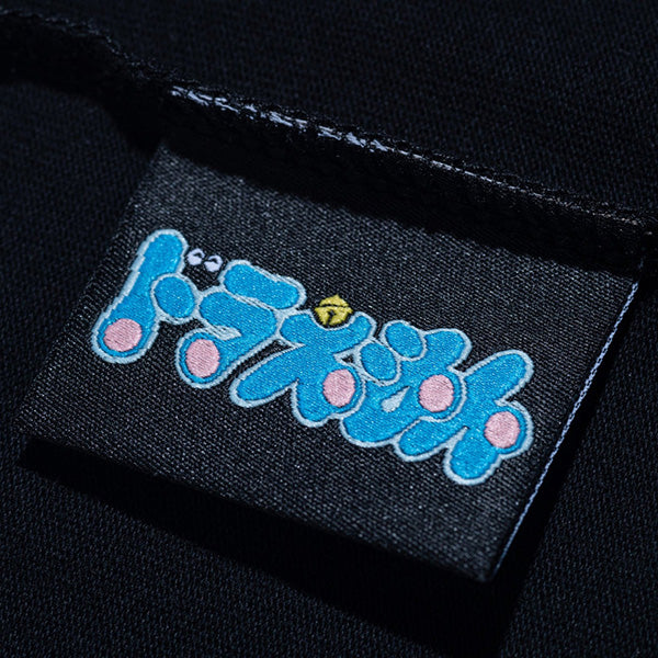 Youth 半袖 コットン Tシャツ ドラえもん キャップ ブラック