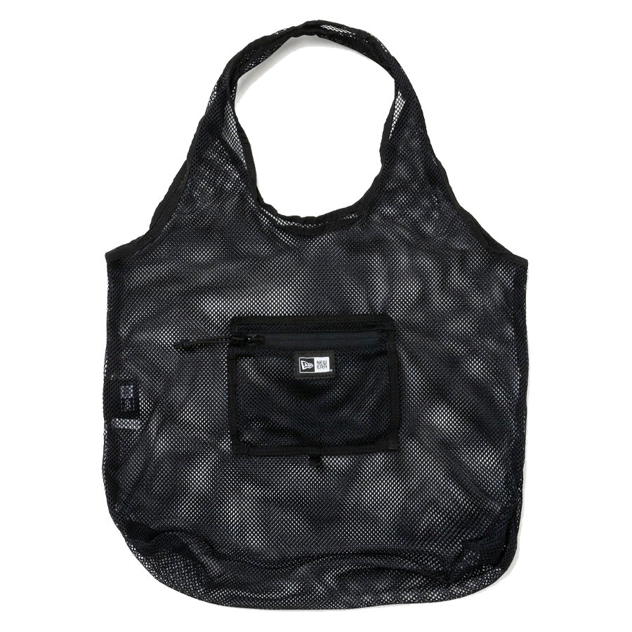 エコトートバッグ 22L パッカブル ブラックメッシュ
