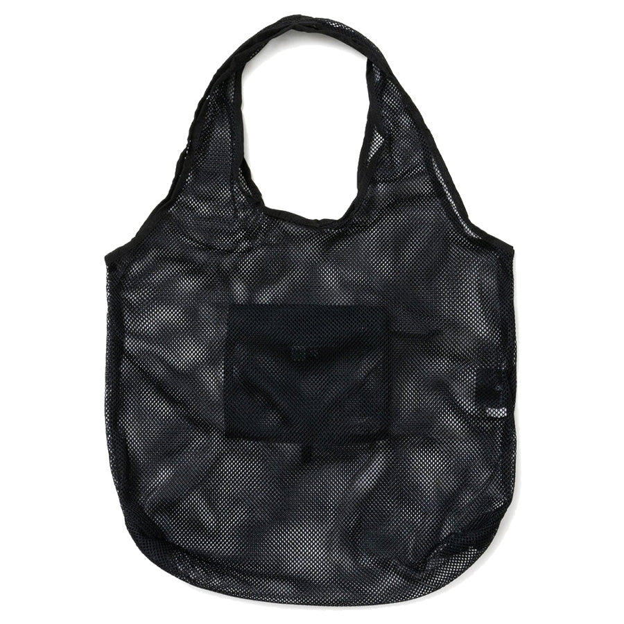 エコトートバッグ 22L パッカブル ブラックメッシュ