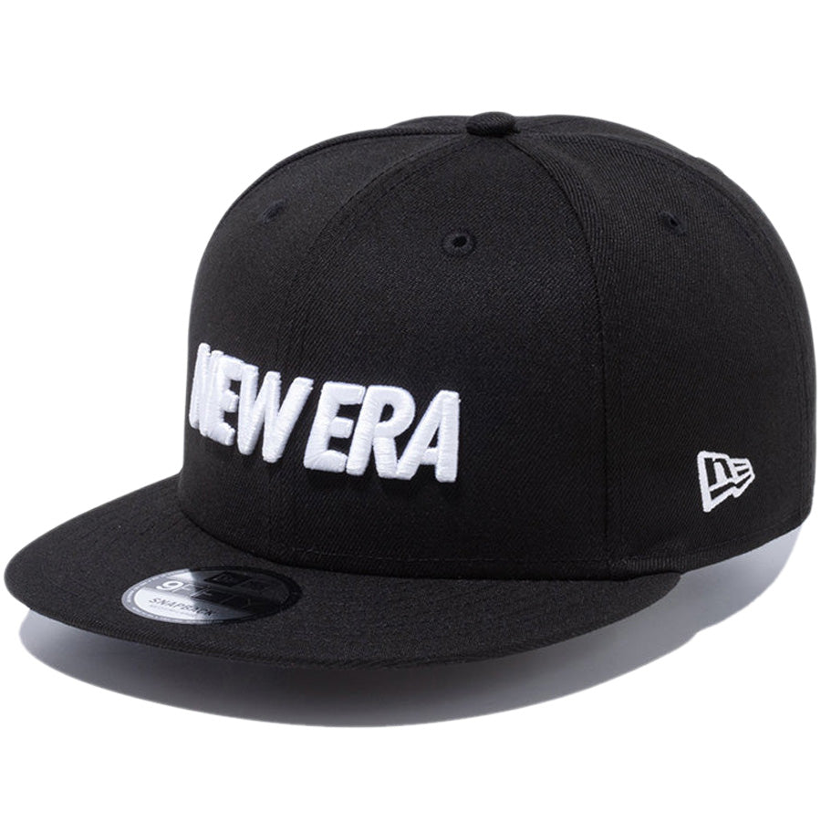 9FIFTY ワードマークロゴ ブラック×ホワイト
