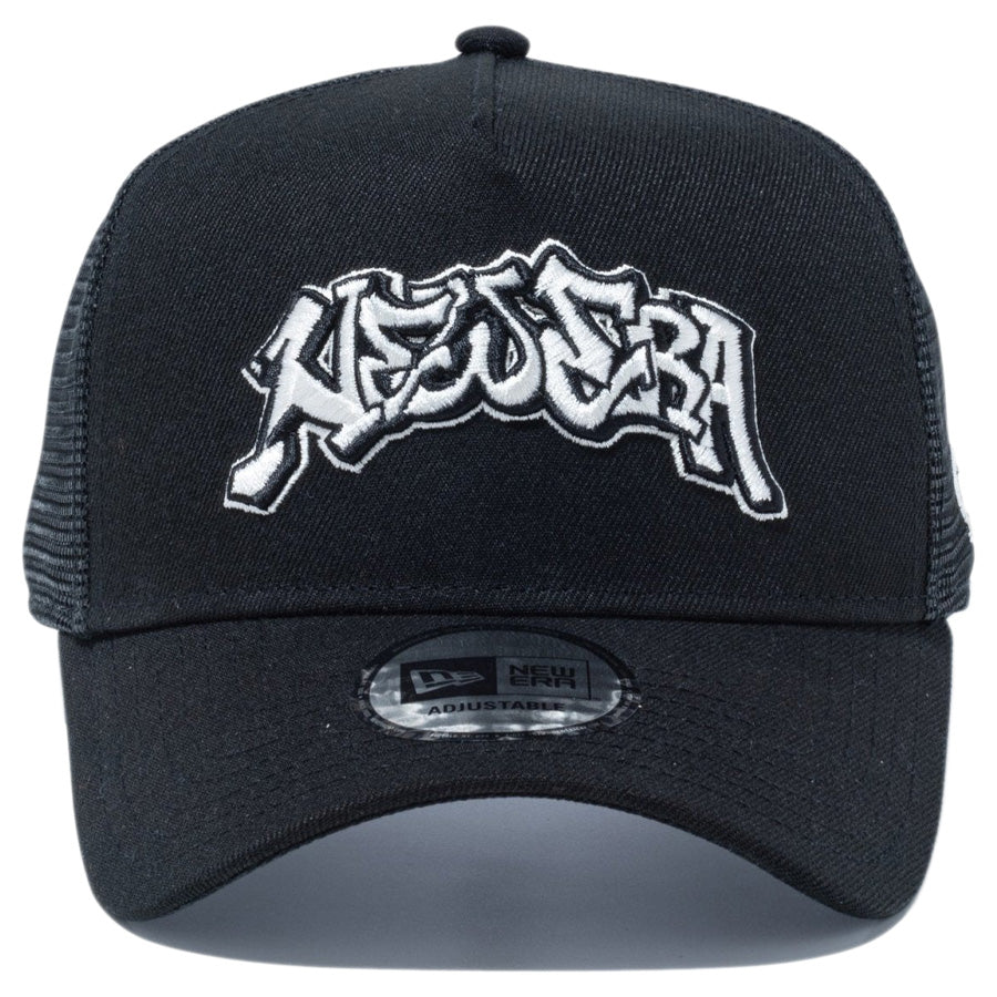 9FORTY A-Frame トラッカー Throw up Logo ブラック