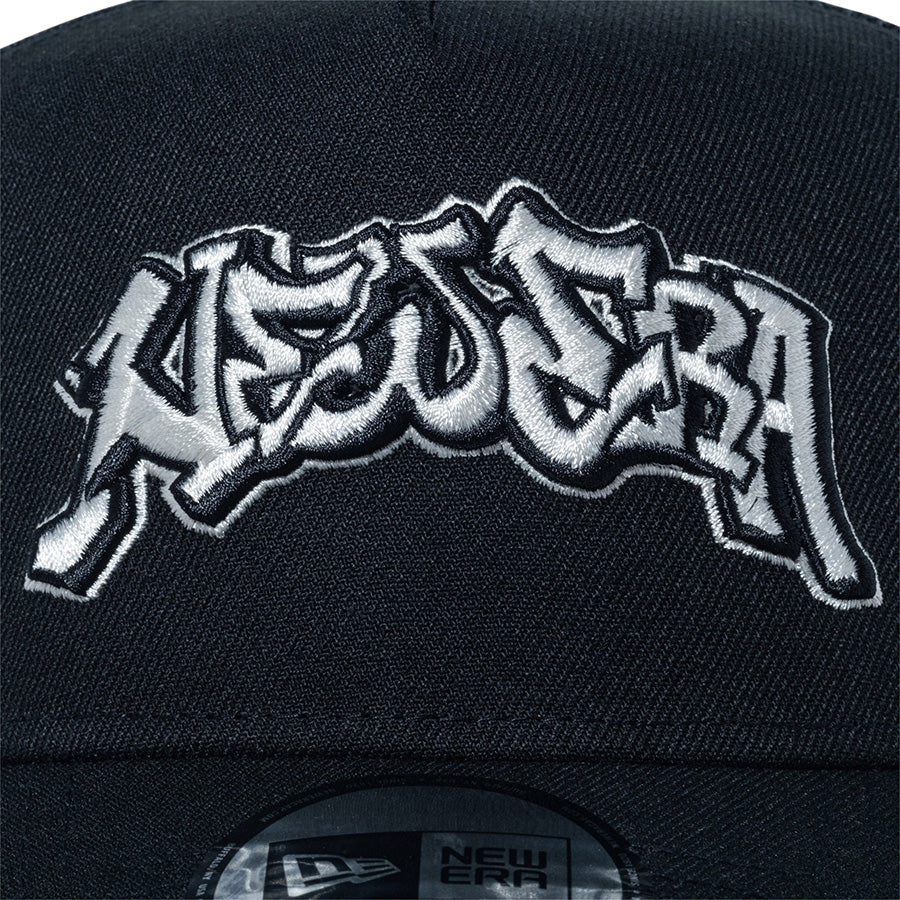 9FORTY A-Frame トラッカー Throw up Logo ブラック