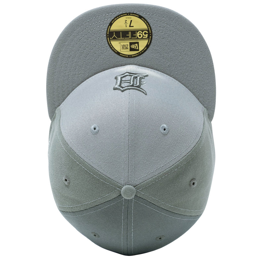 59FIFTY Storm デトロイト・タイガース グレー/ミスティーモーニング シンセティックスウェードアンダーバイザー