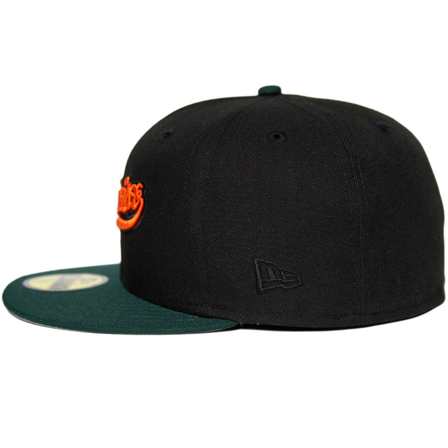 KINGS 別注 59FIFTY サンフランシスコ・ジャイアンツ ブラック ダークグリーン グレーアンダーバイザー