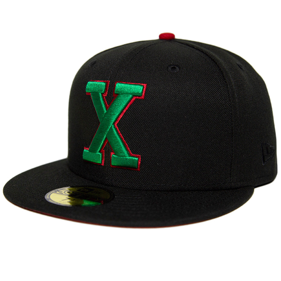 KINGS 別注 59FIFTY キューバン・X-ジャイアンツ ブラック ケリー スカーレット