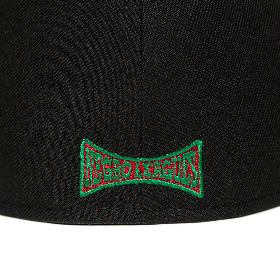 KINGS 別注 59FIFTY キューバン・X-ジャイアンツ ブラック ケリー スカーレット