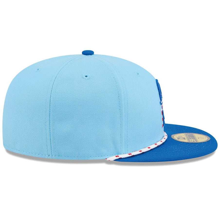 59FIFTY オンフィールド 2025 MLB 4th of July シアトル・マリナーズ ライトブルー ブルーバイザー