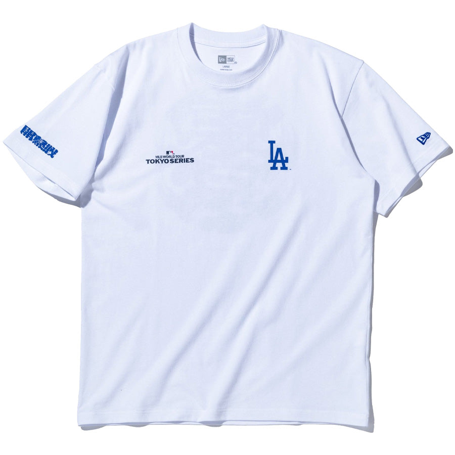 半袖 コットン Tシャツ MLB TOKYO SERIES 2025 ロサンゼルス・ドジャース 東京 ホワイト レギュラーフィット
