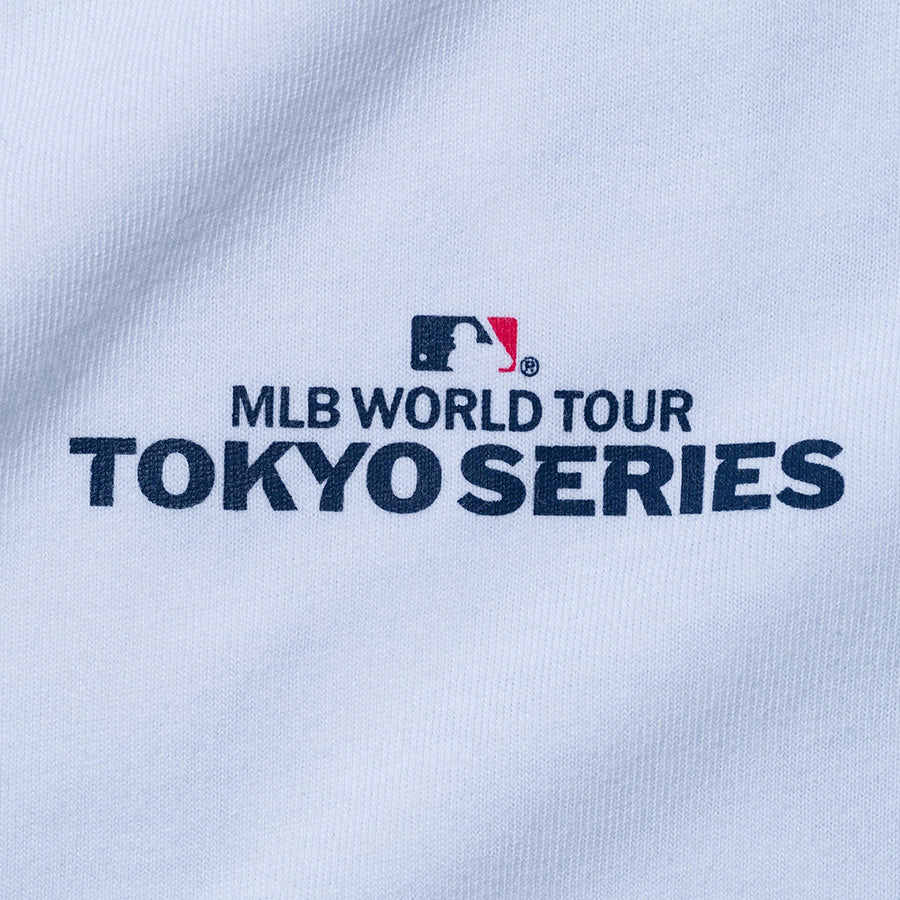 半袖 コットン Tシャツ MLB TOKYO SERIES 2025 ロサンゼルス・ドジャース 東京 ホワイト レギュラーフィット