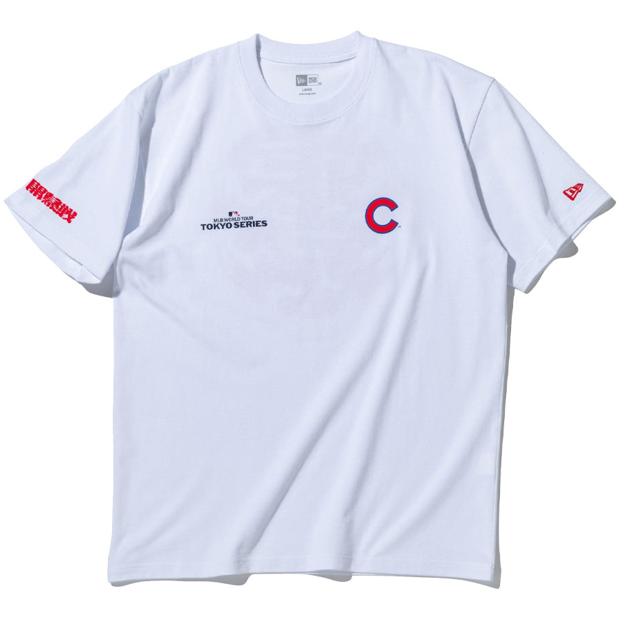 半袖 コットン Tシャツ MLB TOKYO SERIES 2025 シカゴ・カブス 東京 ホワイト レギュラーフィット