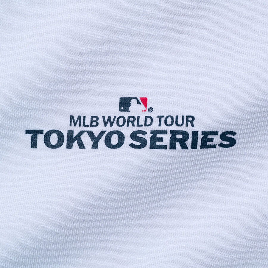 半袖 コットン Tシャツ MLB TOKYO SERIES 2025 シカゴ・カブス 東京 ホワイト レギュラーフィット
